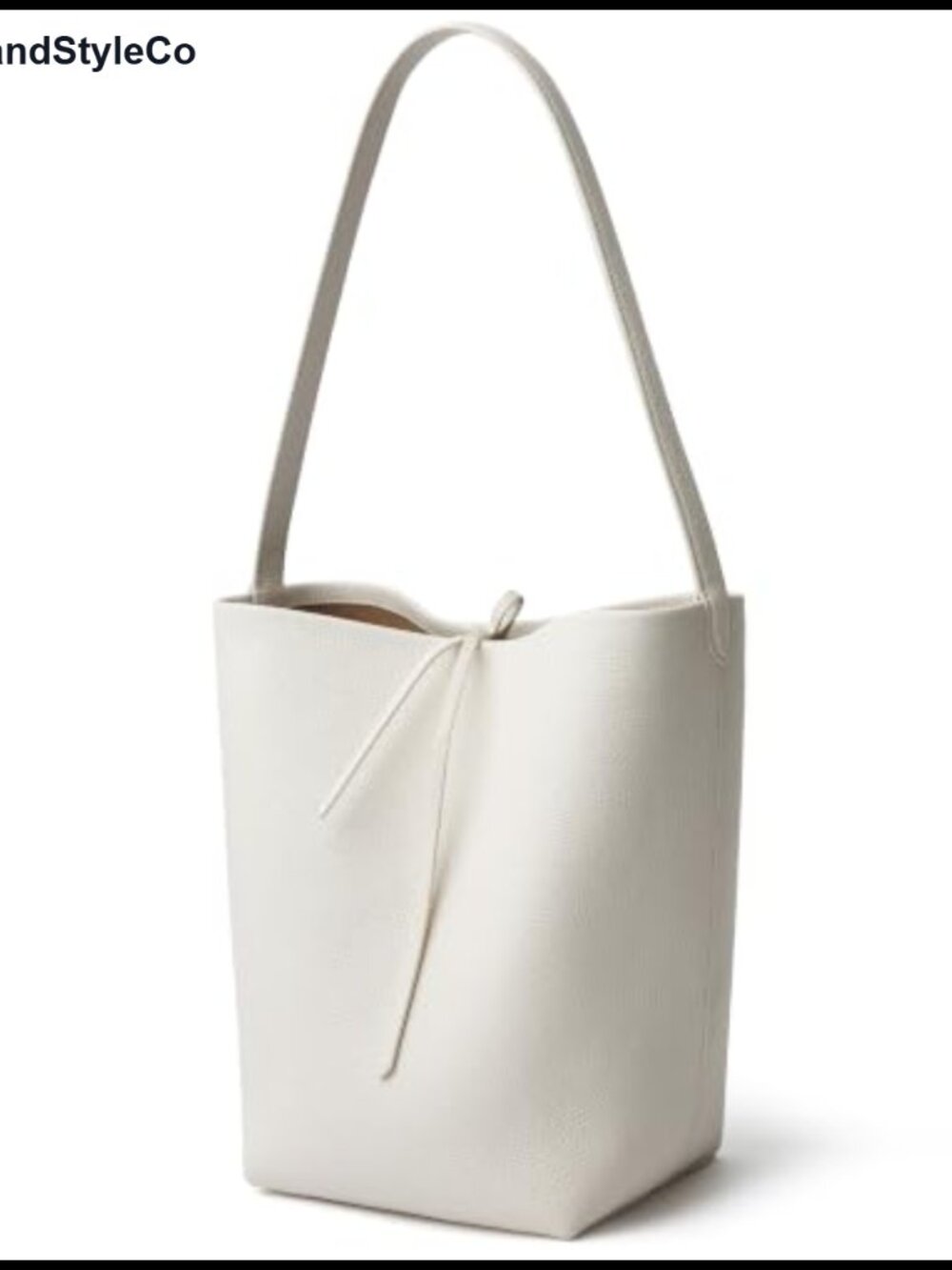 Genuine Leather Bucket Hobo Tote Bag Lightweight Designer Purse